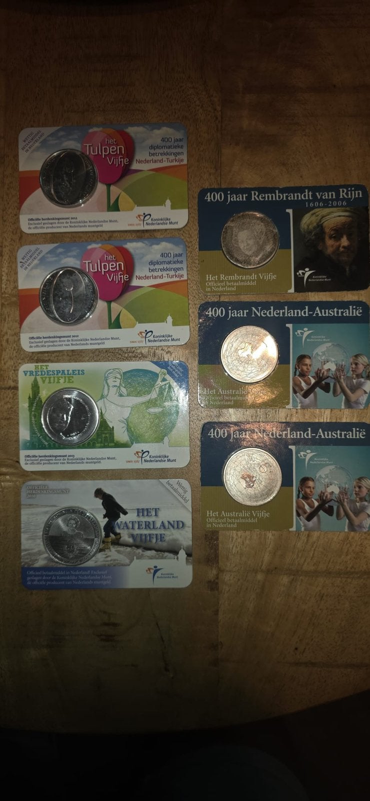 Set Nederlandse Herdenkingsmunten in Coincard (o.a. Zilver!), Postzegels en Munten, Ophalen of Verzenden, Nederland, Munten