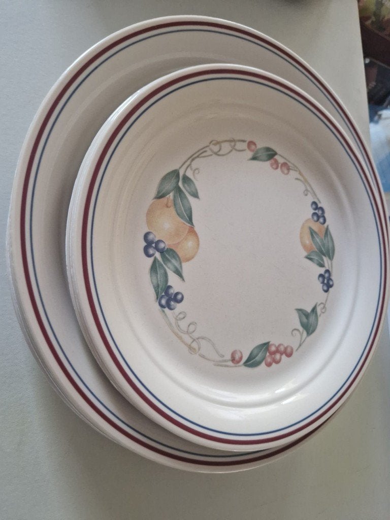 Borden Corelle en schalen, Gebruikt, Ophalen of Verzenden, Bord(en), Overige stijlen