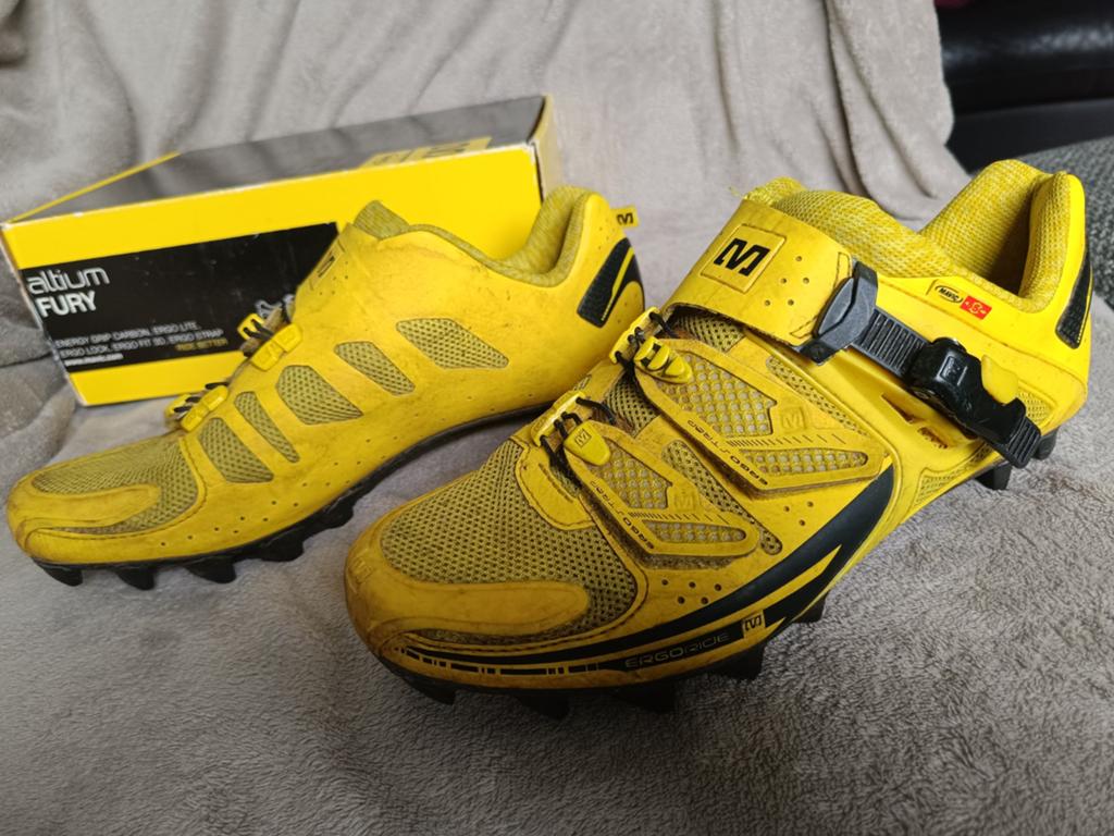 Mavic Fury xc fietsschoenen maat 41 1/3 (26cm) spd, Gebruikt, Ophalen of Verzenden