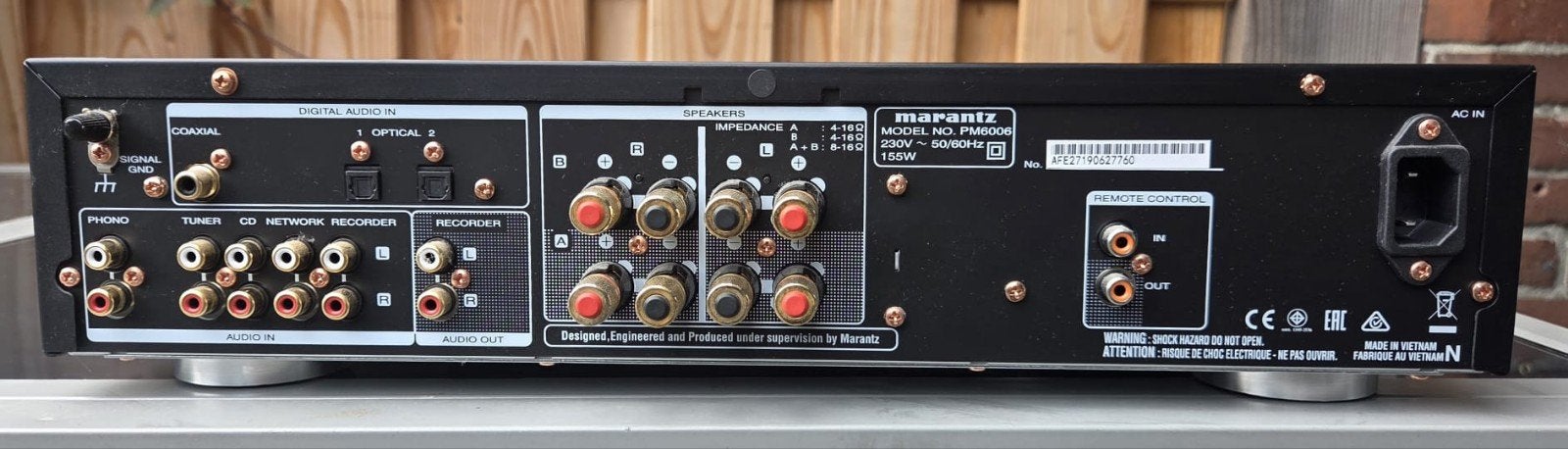 marantz Pm 6006 versterker, Ophalen of Verzenden, Gebruikt, Audio