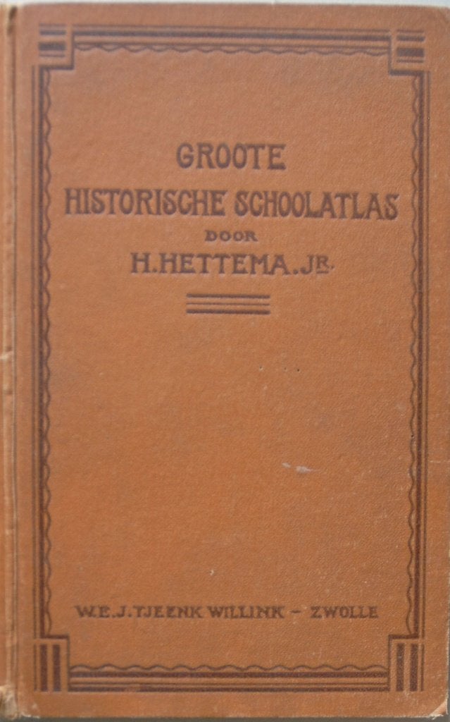 Groote Historische Schoolatlas - Hettema, Boeken, Gelezen, Overige atlassen, Ophalen of Verzenden, 1800 tot 2000