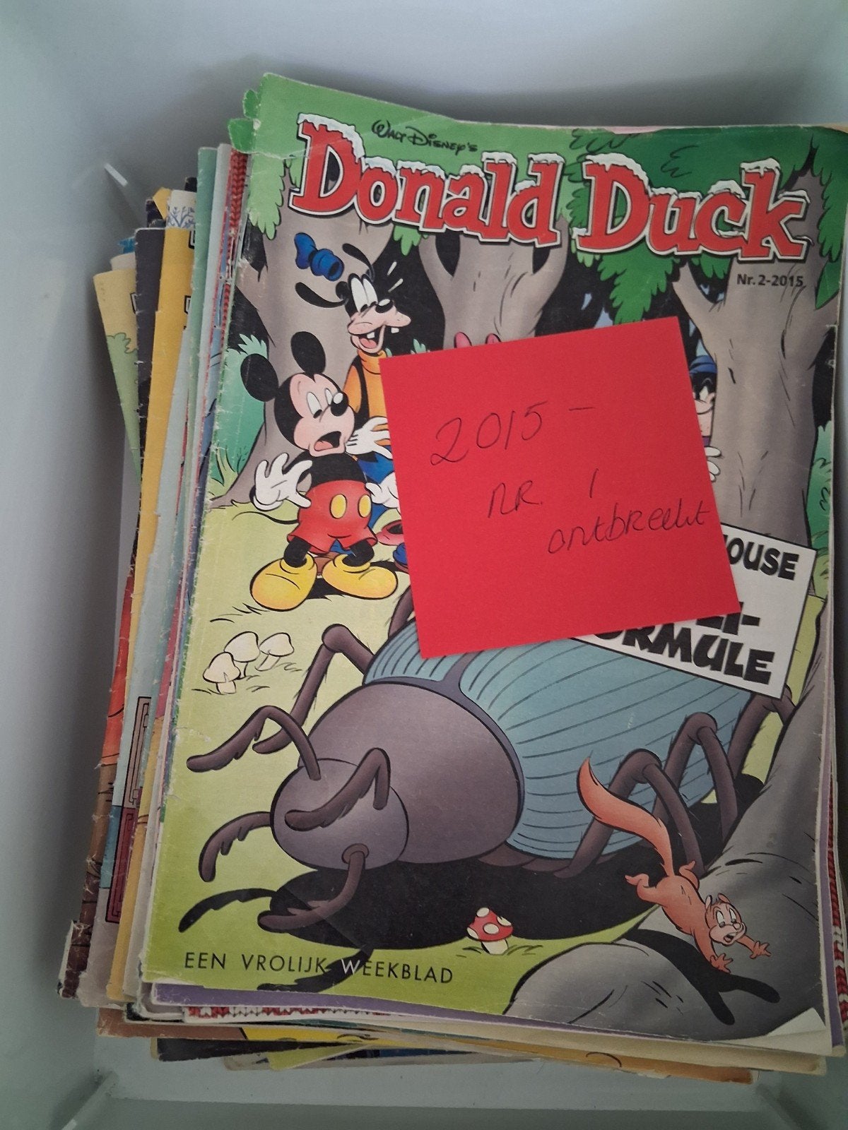 Donald Duck, jaren 2014 (deels) en 2015 (bijna compleet), Complete serie of reeks, Ophalen of Verzenden, Gelezen, Europa