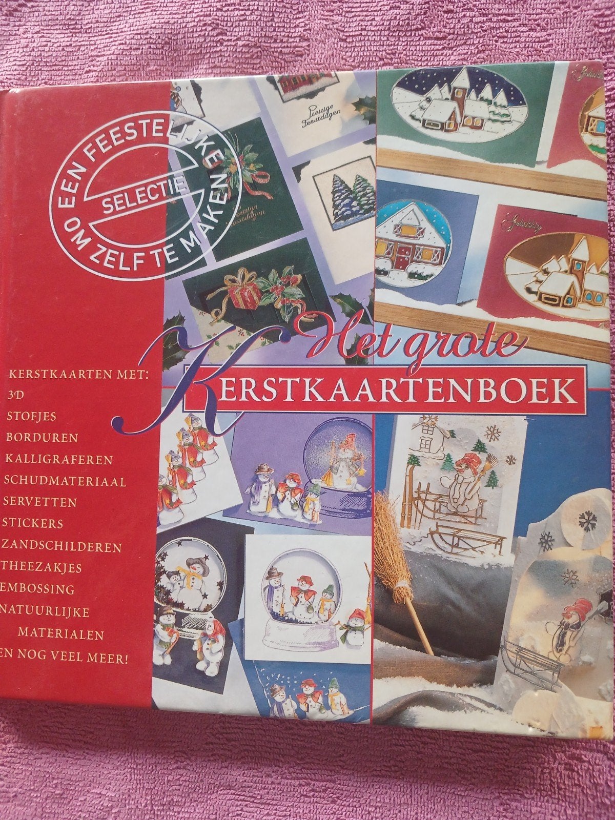 Het grote kerstkaartenboek, Boeken, Verzenden, Zo goed als nieuw