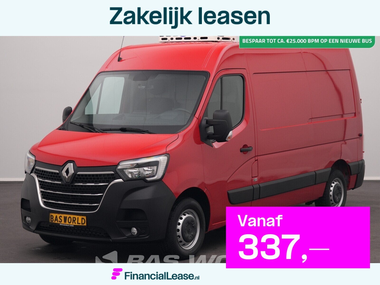 Renault Master 135PK Koelwagen L2H2 Carrier Citimax 400 LED, Gebruikt, Euro 6, 4 cilinders, Renault