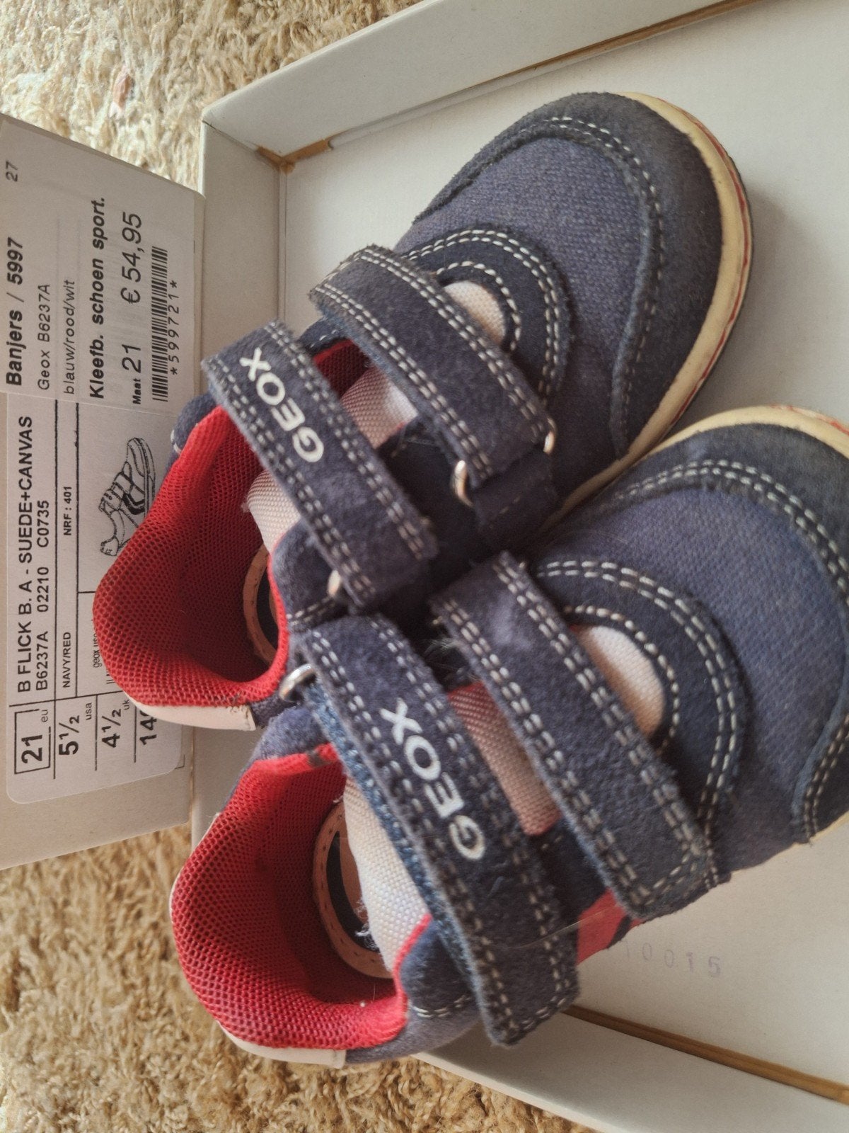 Kinderschoen Geox maat 21, Schoenen, Ophalen of Verzenden, Zo goed als nieuw, Jongen