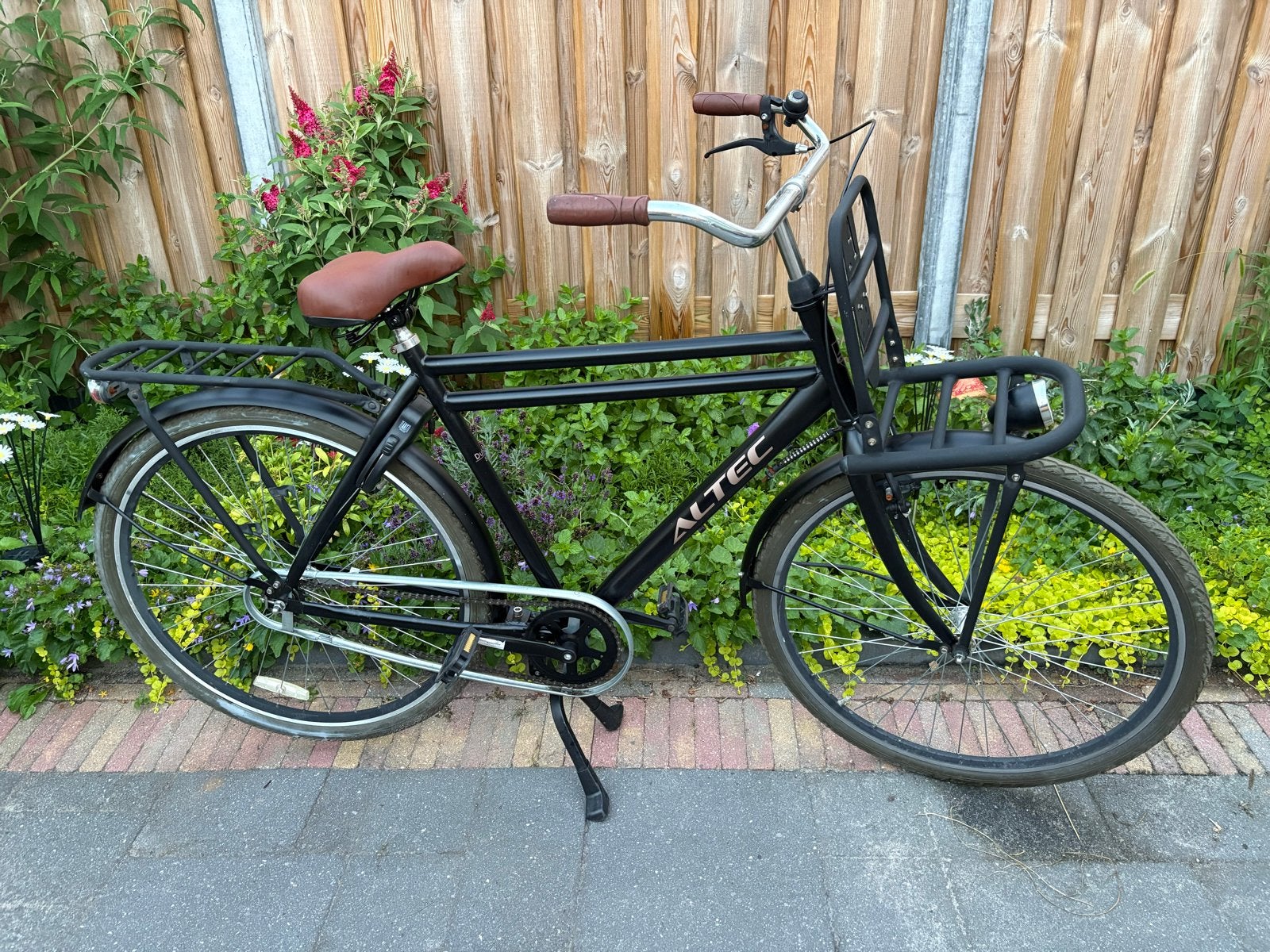 Altec Transportfiets - Zwart,  28 inch, Fietsen en Brommers, Fietsen | Dames | Damesfietsen, 53 tot 56 cm, Velgrem, Versnellingen