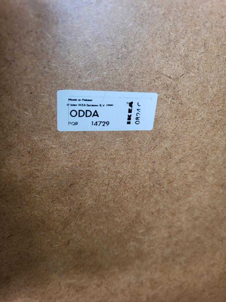 2x IKEA Odda bedlade/opbergmeubel op wielen (100x55x11cm), Eenpersoons, Wit, Modern, Hout