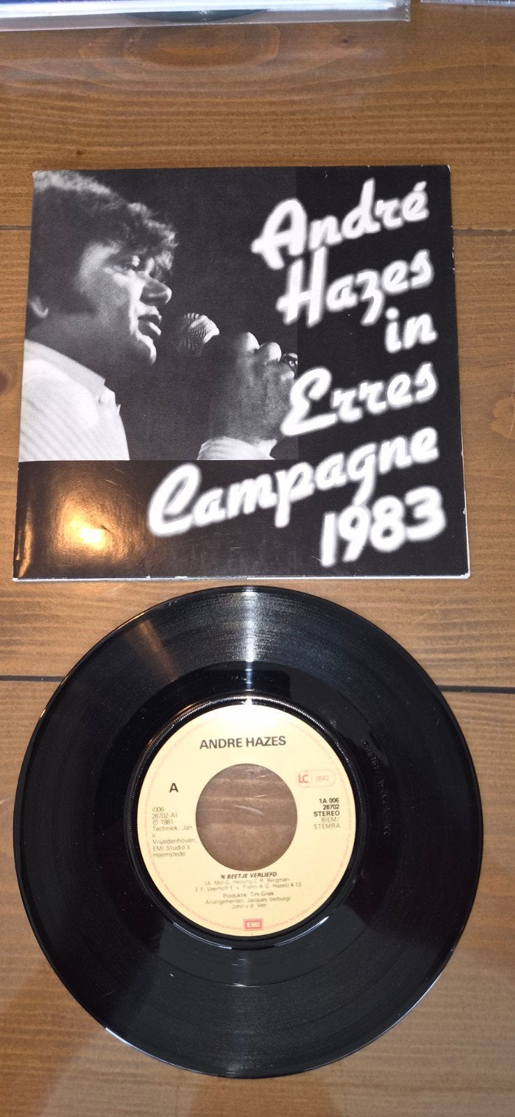 andre hazes, Cd's en Dvd's, Vinyl | Nederlandstalig, Ophalen of Verzenden, Zo goed als nieuw, Overige formaten, Levenslied of Smartlap