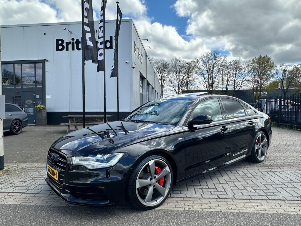 Audi A6 3.0 TFSI QUATTRO S-LINE 2012 *Luchtvering *Matrix *L, Automaat, Euro 5, Gebruikt, Zwart