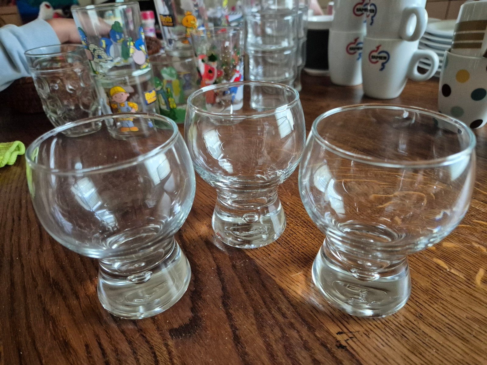 Diverse glazen en mokken te koop, Ophalen, Glas of Glazen, Gebruikt, Glas