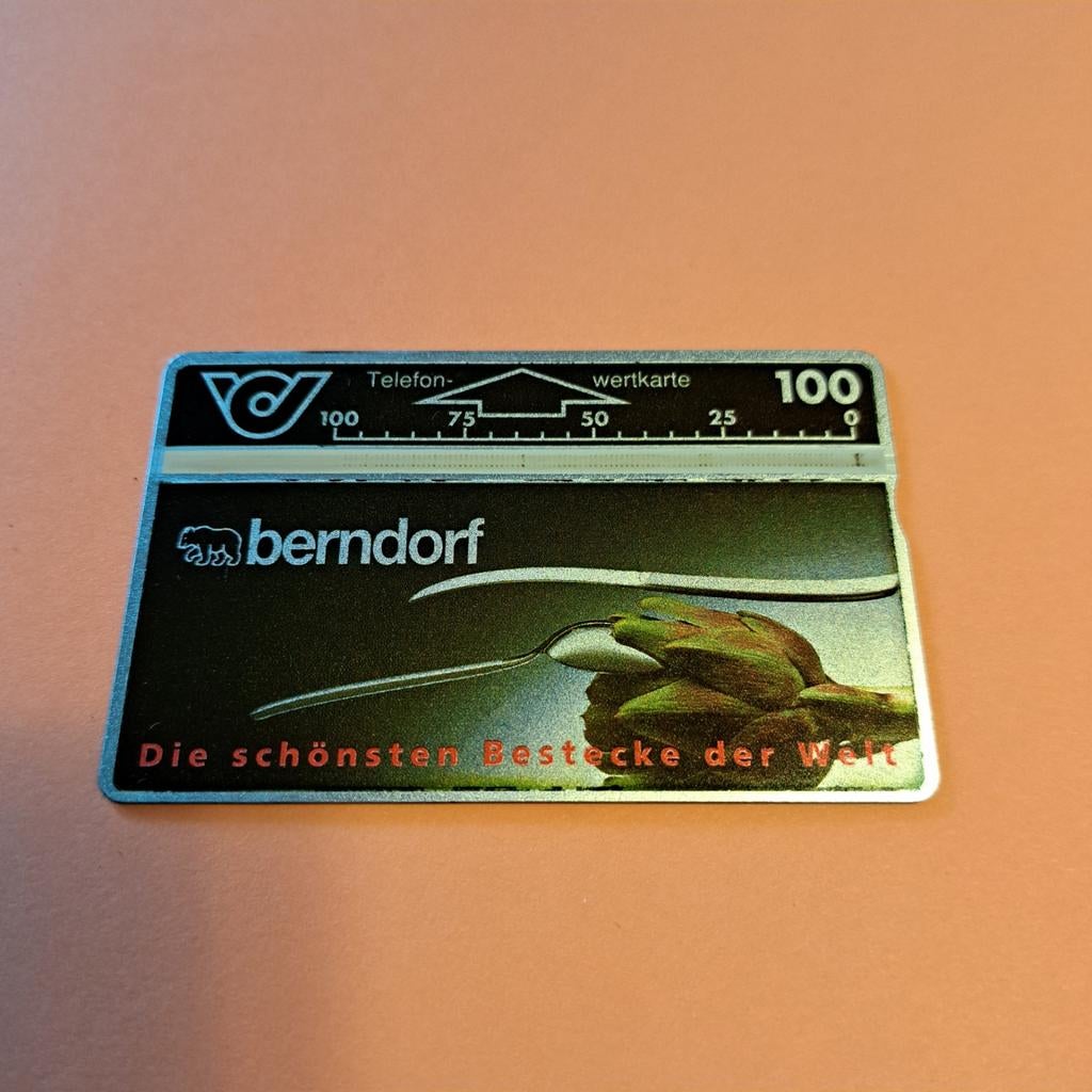 Berndorf Telefoonkaart / Waardebon Oostenrijk, Ophalen of Verzenden, Buitenland