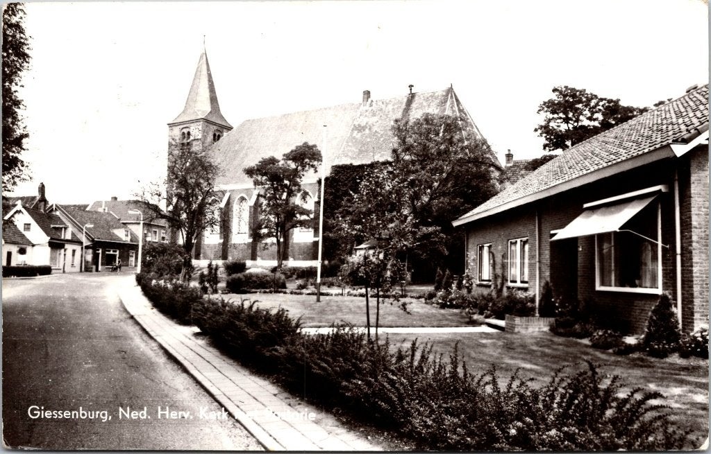 Giessenburg - 12 oude ansichtkaarten, Verzamelen, Ansichtkaarten | Nederland, Verzenden, 1960 tot 1980, Zuid-Holland