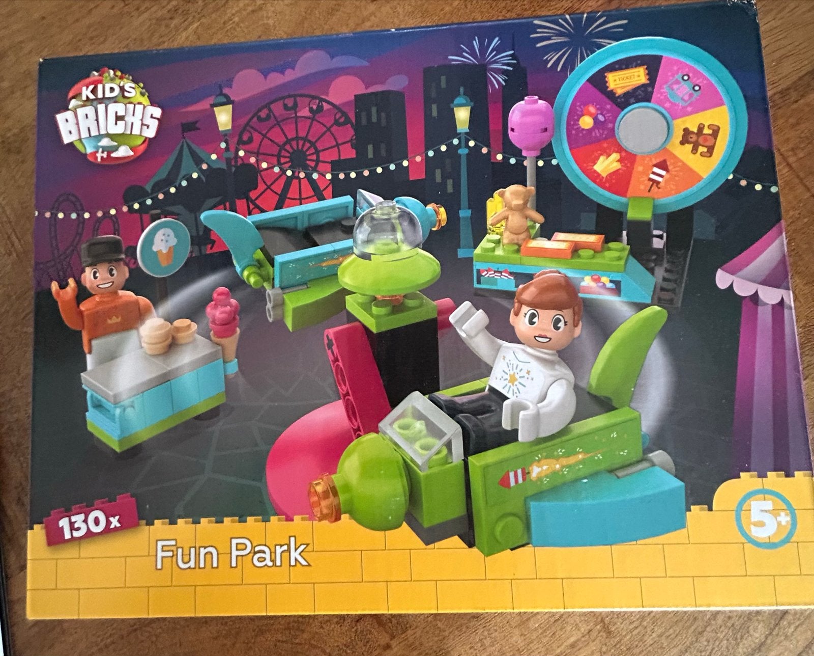 Kid's Bricks Fun Park Bouwset - 130 onderdelen. Nieuw!, Ophalen of Verzenden, Nieuw, Overige merken
