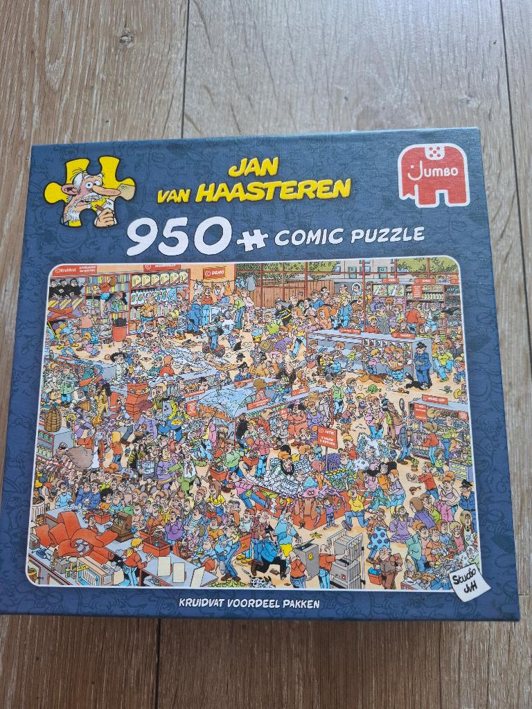 Puzzels Jan van Haasteren 950 stukjes, Ophalen of Verzenden, 500 t/m 1500 stukjes, Gebruikt, Legpuzzel
