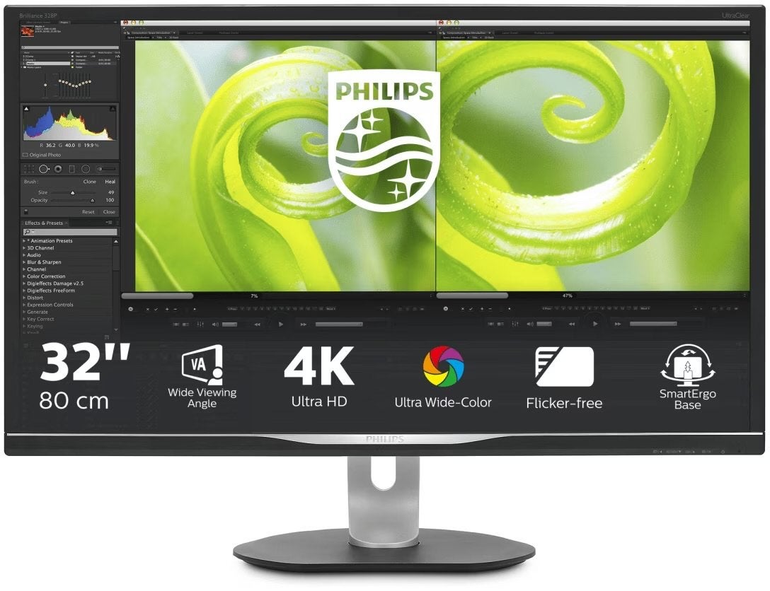 Philips 328B6QJEB | 32" QHD IPS | Verstelbare Monitor, Computers en Software, Monitoren, 60 Hz of minder, VGA, In hoogte verstelbaar