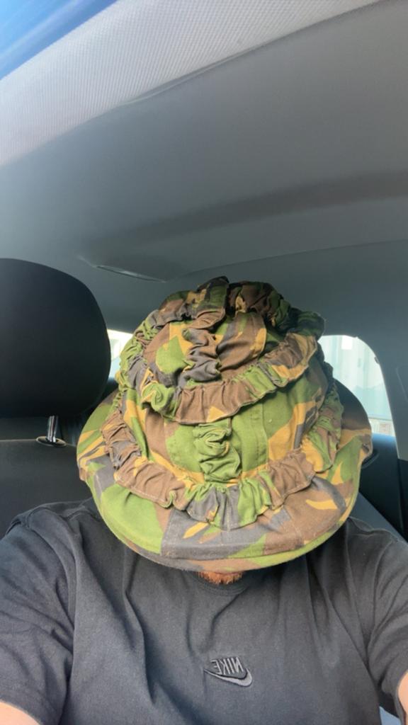 Leger pet / cap 50% katoen 50% polyester, Ophalen of Verzenden, Zo goed als nieuw