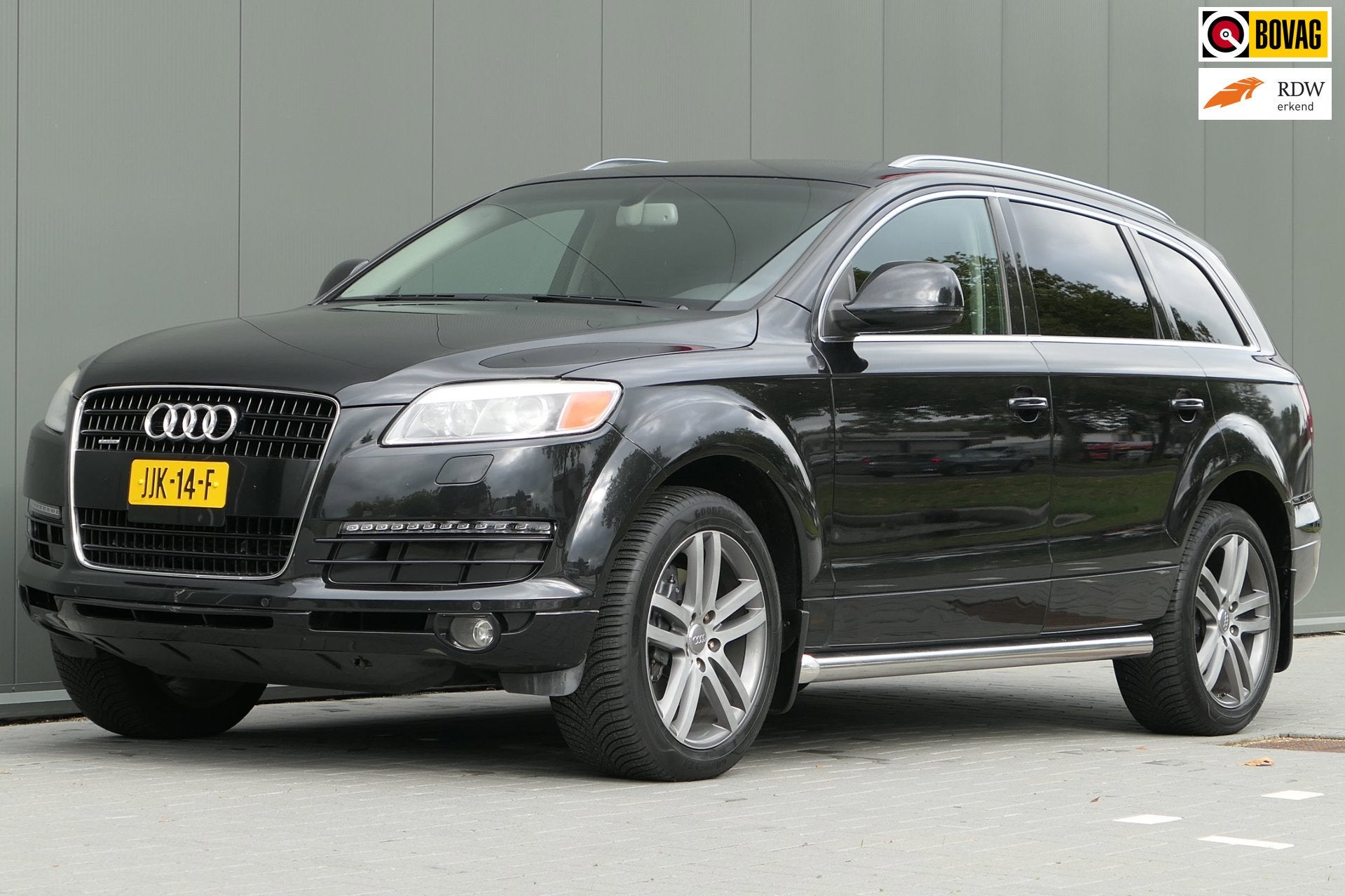 Audi Q7 3.6 FSI quattro 5+2 PPF-Folie Youngtimer Trekhaak Bo, Auto's, Automaat, Gebruikt, Zwart, 7 stoelen