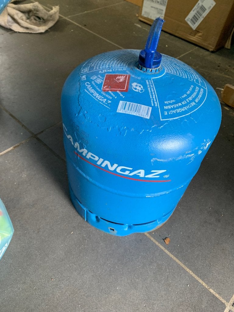 Gasfles 907 leeg, Caravans en Kamperen, Ophalen of Verzenden