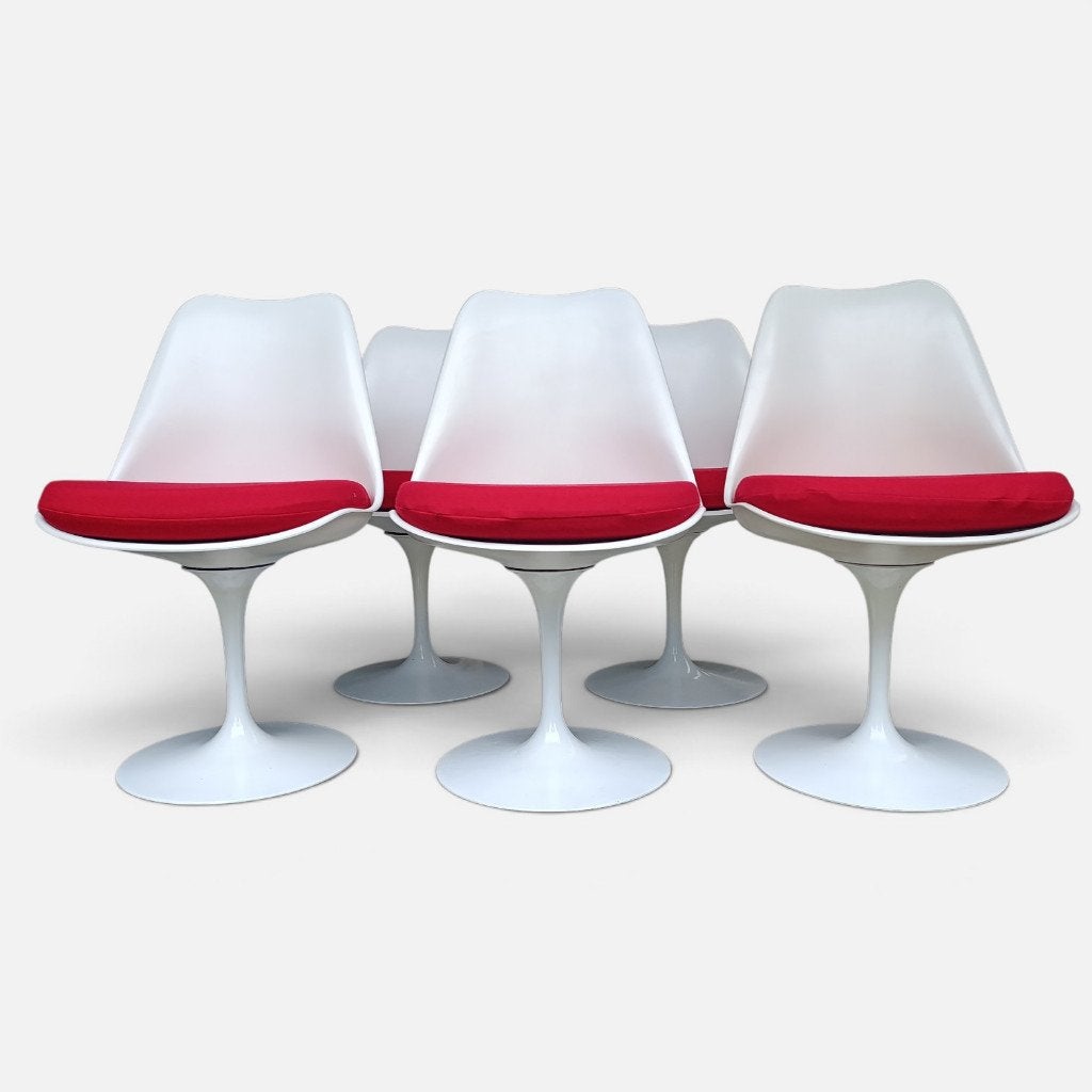 5x Eero Saarinen tulip chair stoel Knoll 1970-80s Kvadrat, Ophalen of Verzenden, Gebruikt, Eén