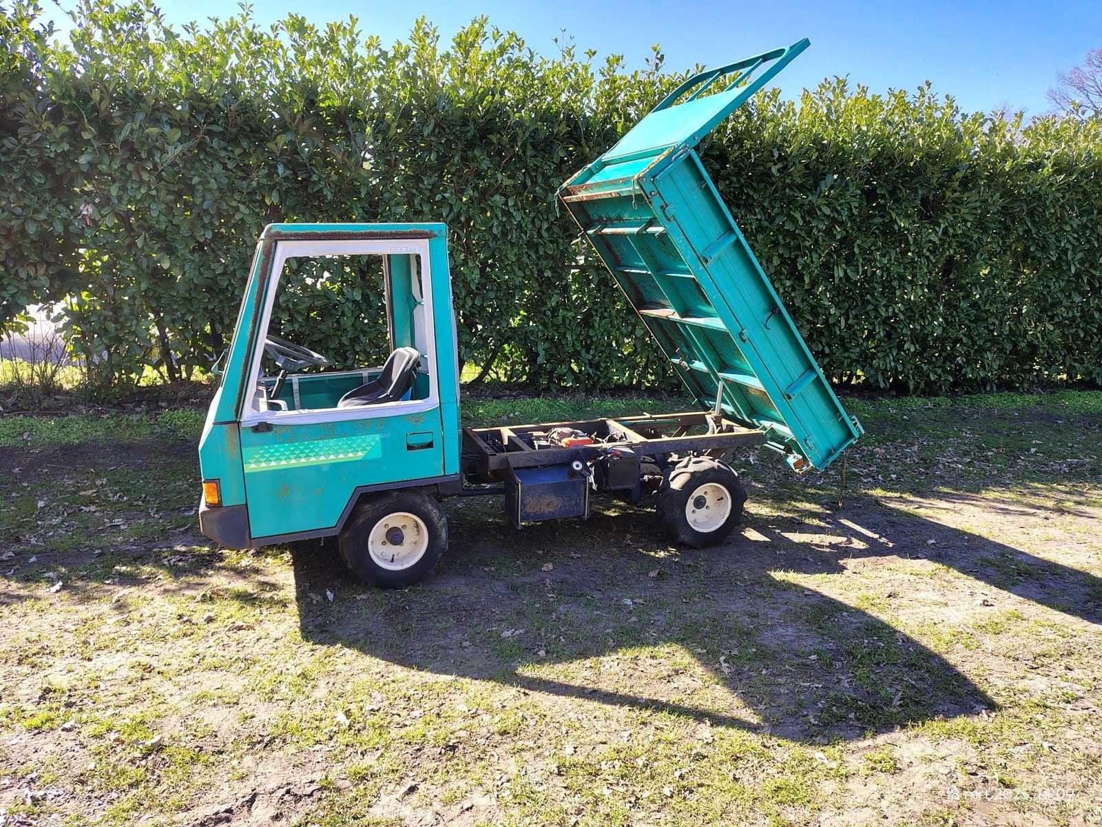 Ligier Movan 4x4 4WS terreintransporter met hydraulische kip, Auto's, Overige merken, Overige brandstoffen, Bedrijf, Te koop