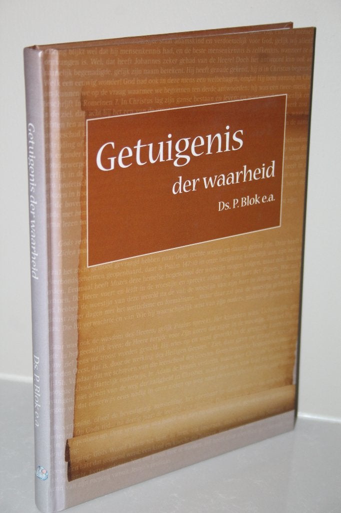 Getuigenis der waarheid, 52 meditaties door Ds. P. Blok e.a., Boeken, Godsdienst en Theologie, Ophalen of Verzenden, Gelezen, Christendom | Protestants