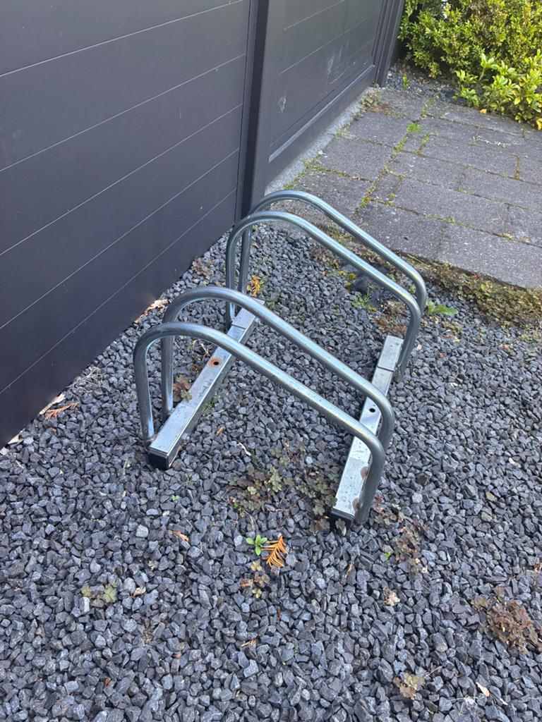 Fietsrek voor twee fietsen, Ophalen of Verzenden, Gebruikt
