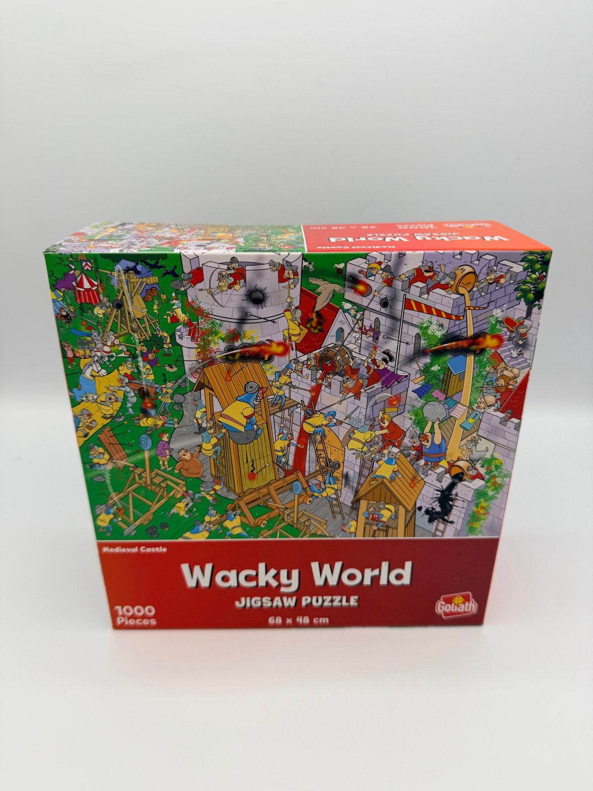 Wacky World Jigsaw Puzzel - Middeleeuws Kasteel 1000 Stukjes, Ophalen of Verzenden, Meer dan 50 stukjes, Nieuw, 6 jaar of ouder