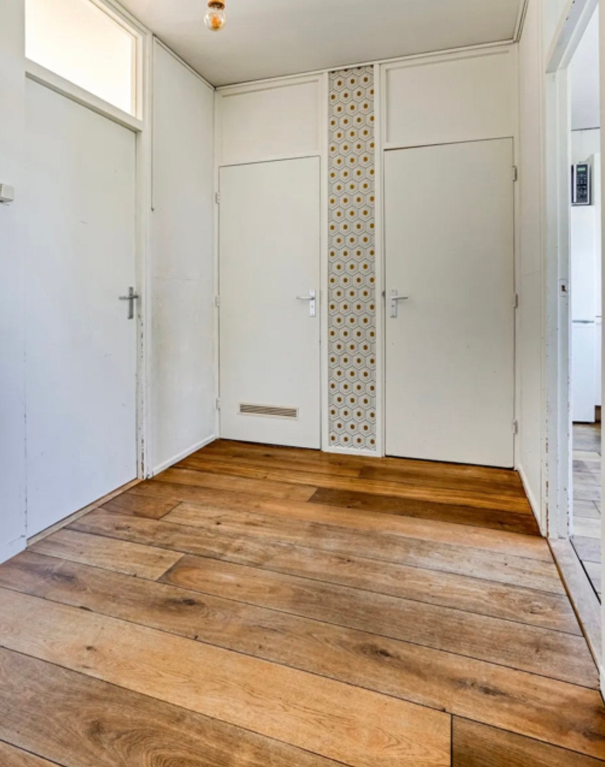 Laminaat/ houten vloer & zeil ongeveer 70 m2 totaal, Ophalen, Zo goed als nieuw, 50 tot 75 m², Laminaat