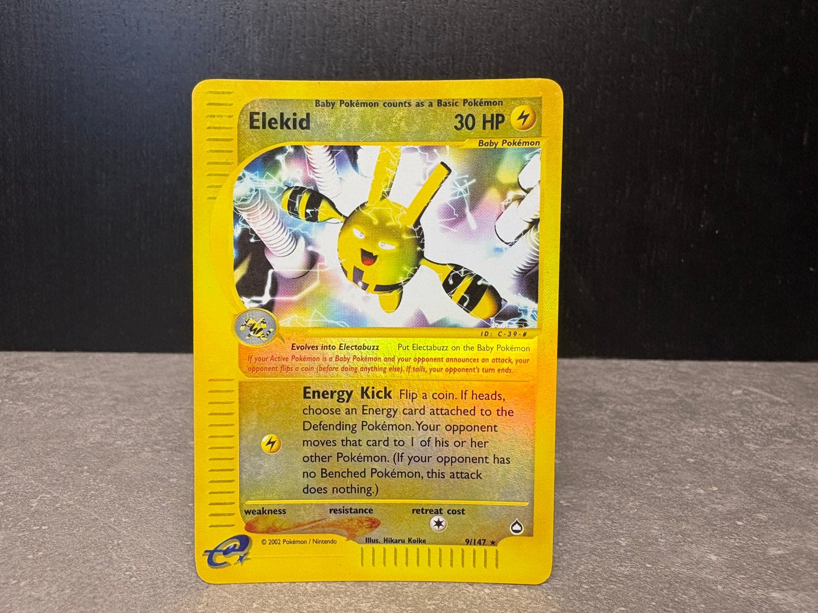 Pokemon Elekid 6/147 Reverse Holo, Ophalen of Verzenden, Gebruikt