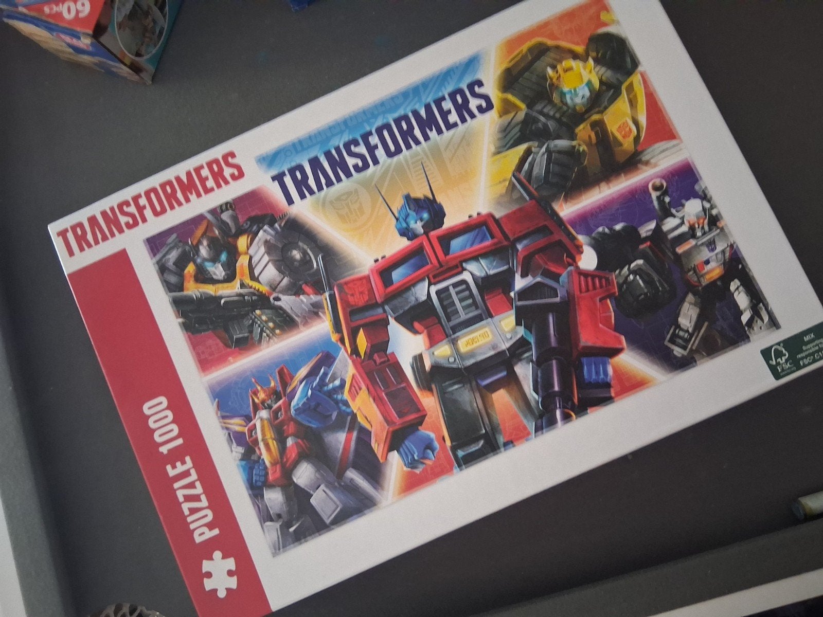 Transformers Puzzel 1000 Stukjes, Ophalen of Verzenden, Meer dan 50 stukjes, Nieuw, 6 jaar of ouder