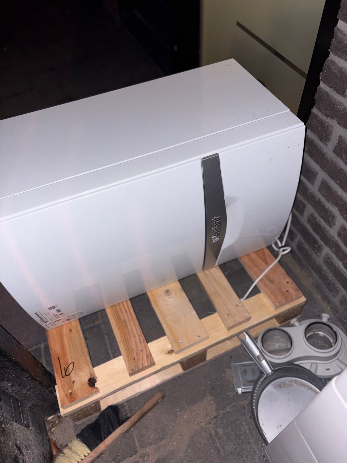 Vaillant ecoTEC plus VHR NL 30-34/5-5 L R6 CV-ketel, Ophalen, 30 tot 80 cm, Gebruikt, Hoog rendement (Hr)