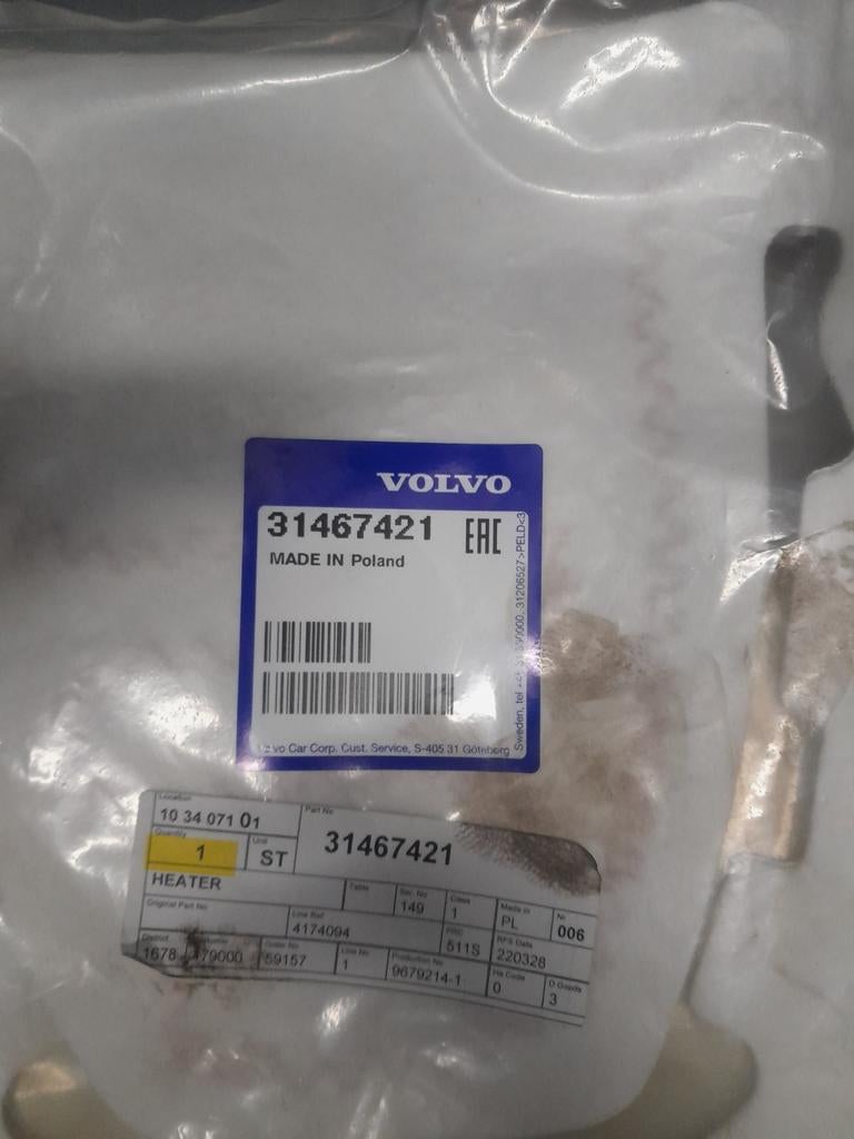 Volvo V40 linker stoelverwarming set vanaf 2012, Ophalen of Verzenden, Nieuw, Volvo