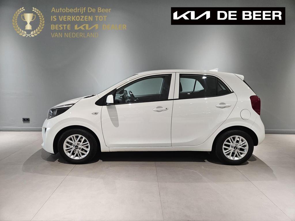 KIA Picanto 1.0 DPi 67pk 4-zits DynamicLine Airco/ Cruise/ L, Voorwielaandrijving, 12 maanden, Stof, Gebruikt
