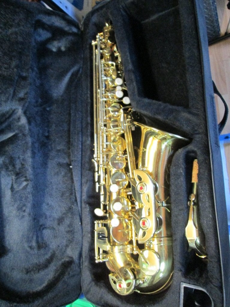 altsaxofoon, Muziek en Instrumenten, Ophalen of Verzenden, Zo goed als nieuw, Alt, Met koffer