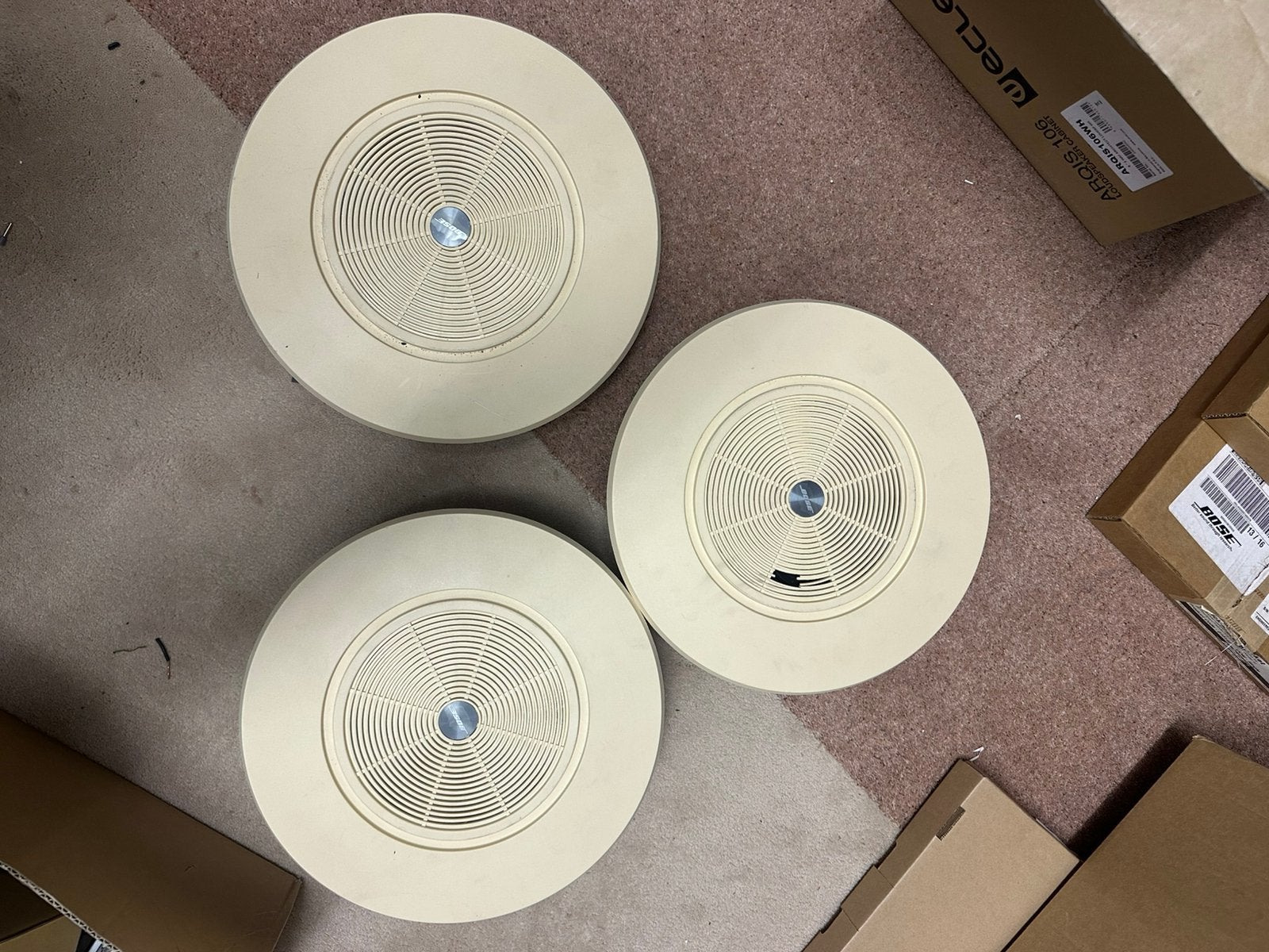Bose 102 inbouw plafond speakers, Audio, Tv en Foto, Luidsprekers, Verzenden, Minder dan 60 watt, Bose