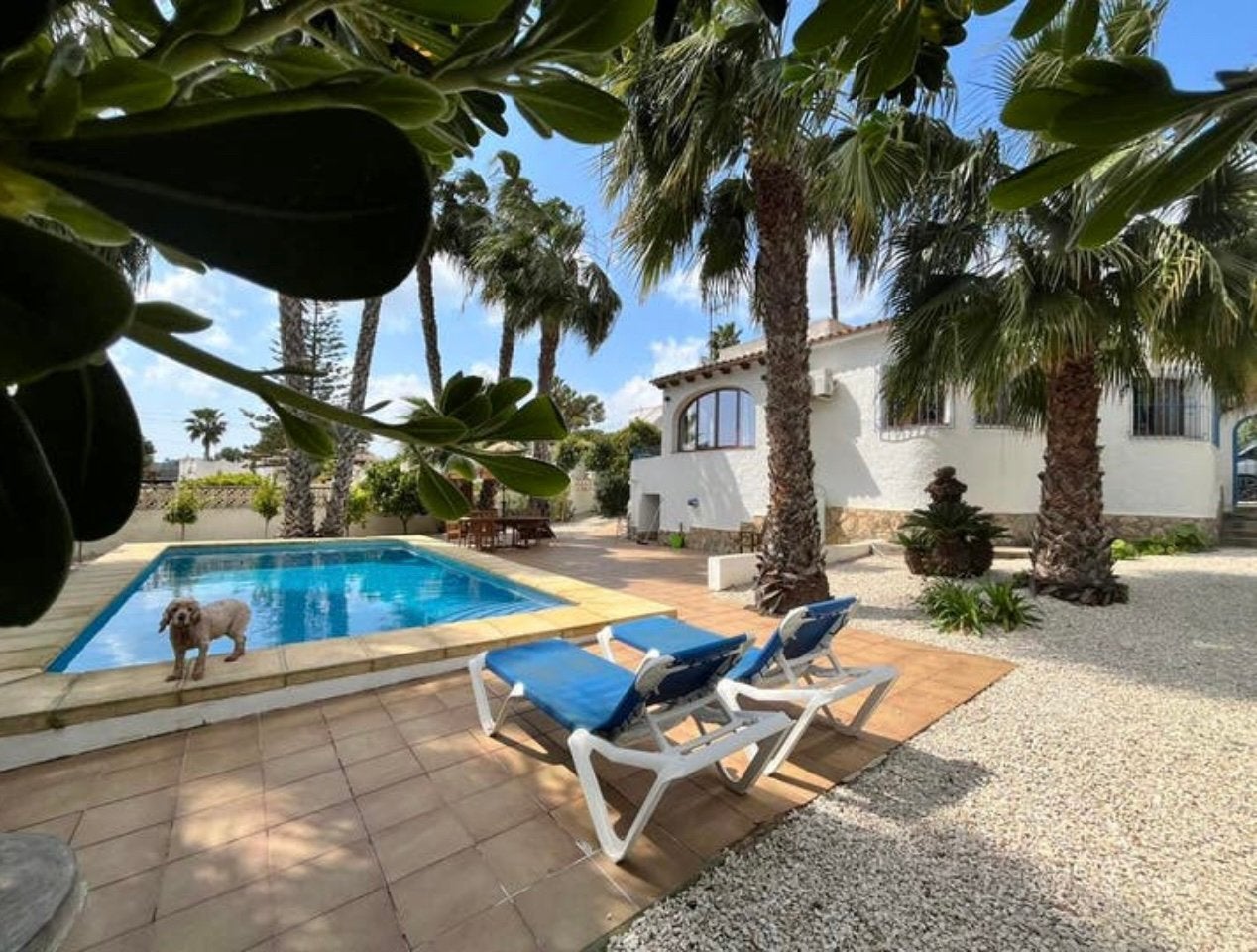 ️🏖️Moraira - buitenkans: vrijstaand huis /pool- 4 pers, Dorp, 2 slaapkamers, Costa Blanca, Open haard