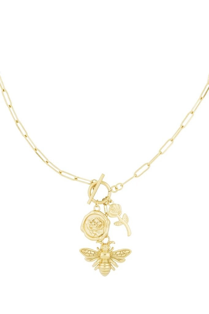 bee blossom ketting, Ophalen of Verzenden, Nieuw, Zilver