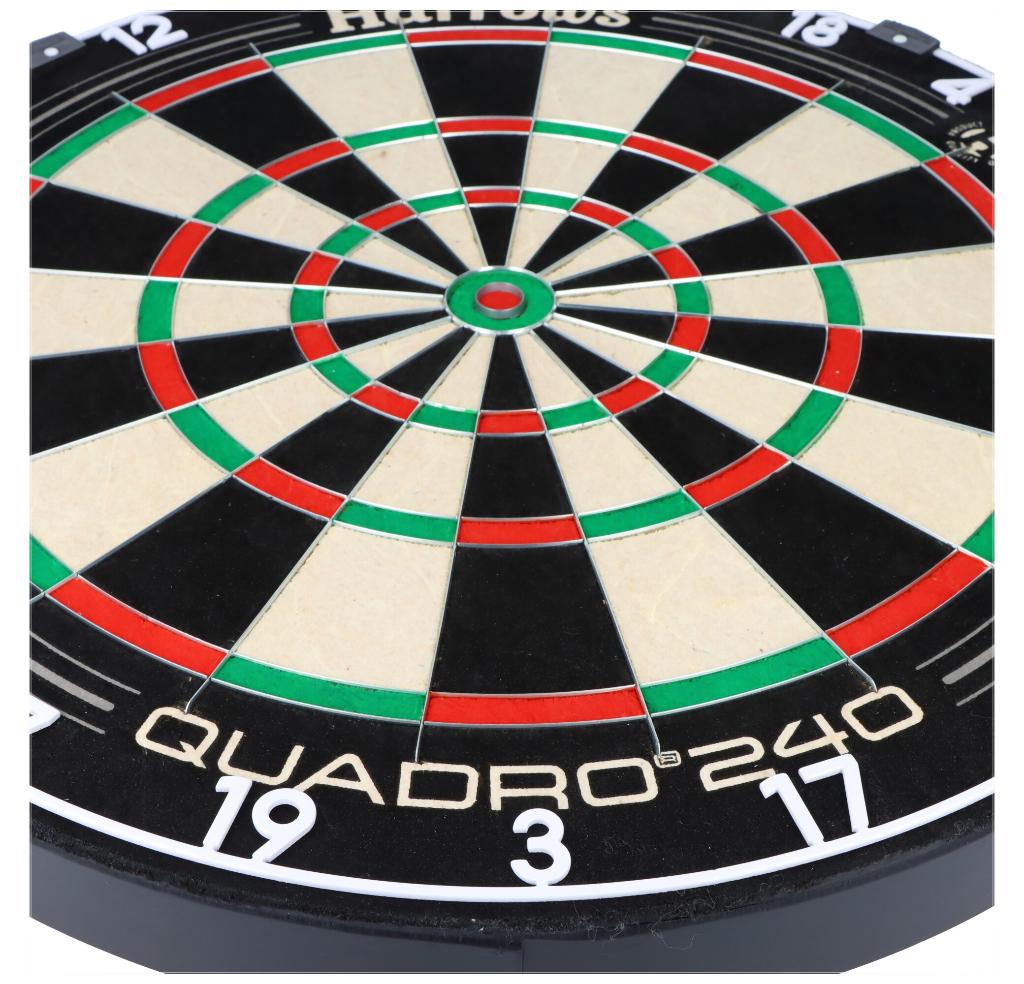 NIEUW Legendarische Harrows Quadro 240 Dartbord (Littler), Sport en Fitness, Darts, Ophalen of Verzenden, Nieuw, Dartbord