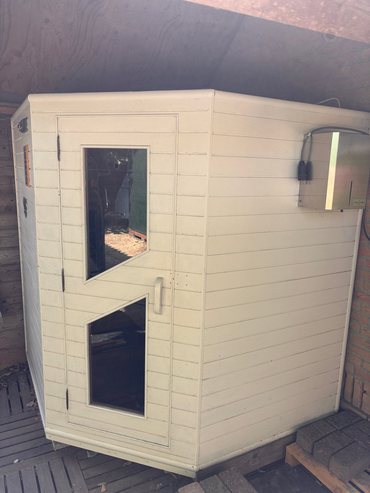 Infrarood sauna Health & Company, Sport en Fitness, Ophalen, Gebruikt, Infrarood, Complete sauna