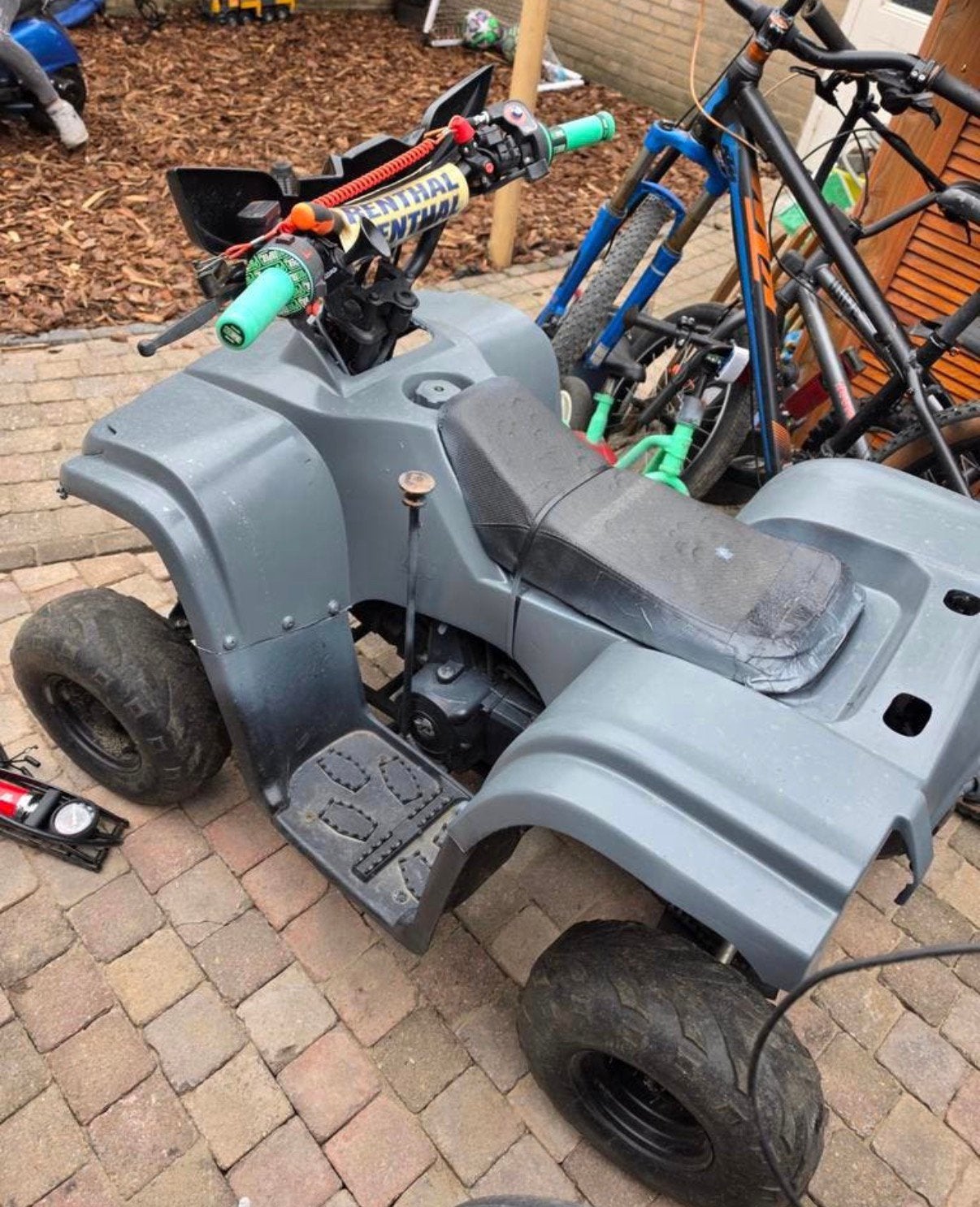 Quad, Ophalen, Gebruikt, Gewone step