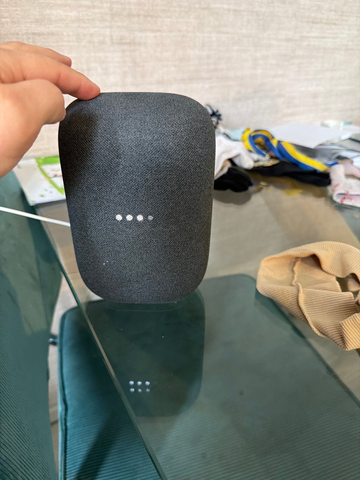 Google Nest Audio - Slimme Speaker - Antraciet, Overige merken, Overige typen, Ophalen of Verzenden, Zo goed als nieuw