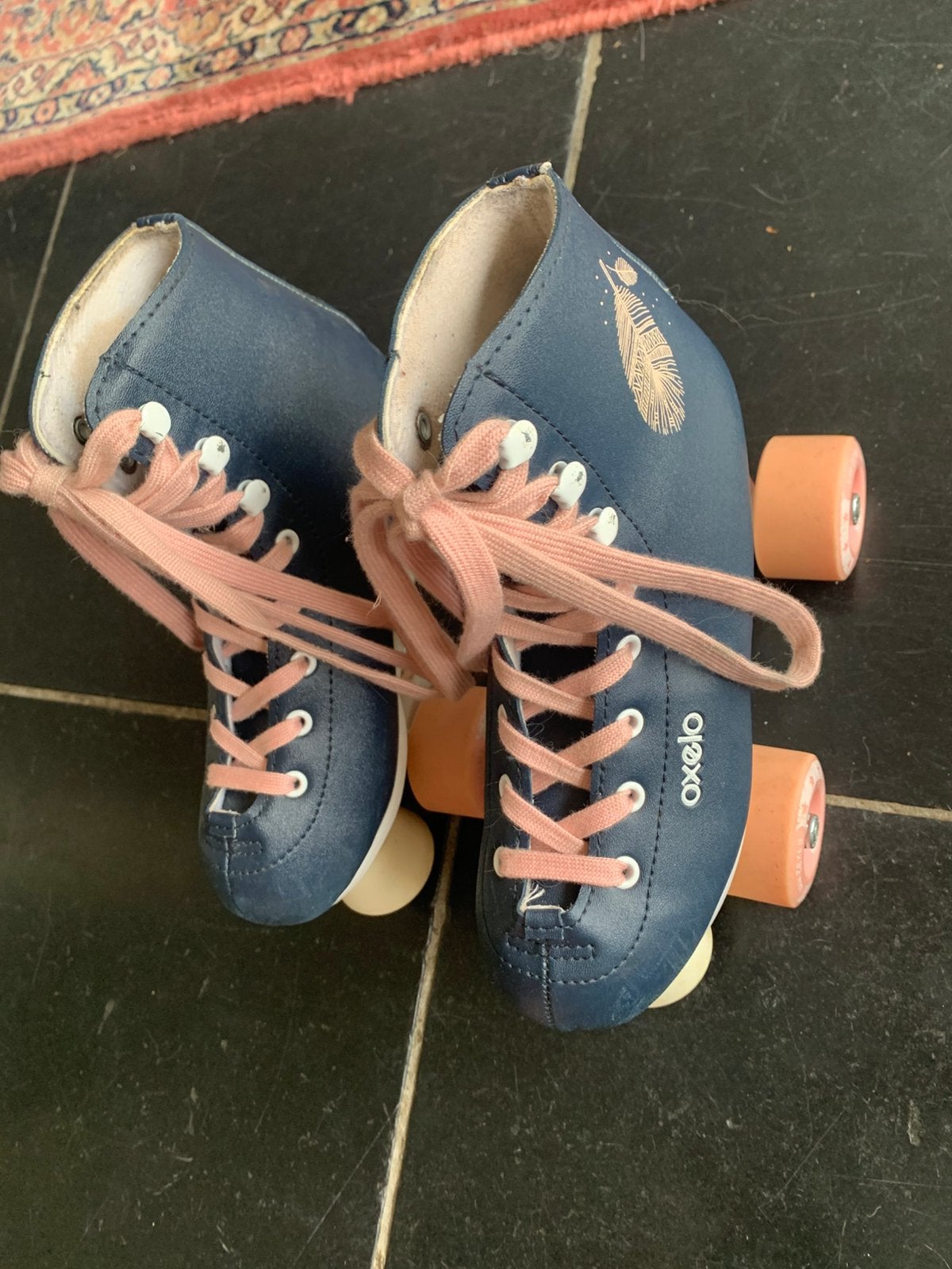 Oxelo Quad 100 rolschaatsen maat 33, Ophalen of Verzenden, Zo goed als nieuw, Kinderen