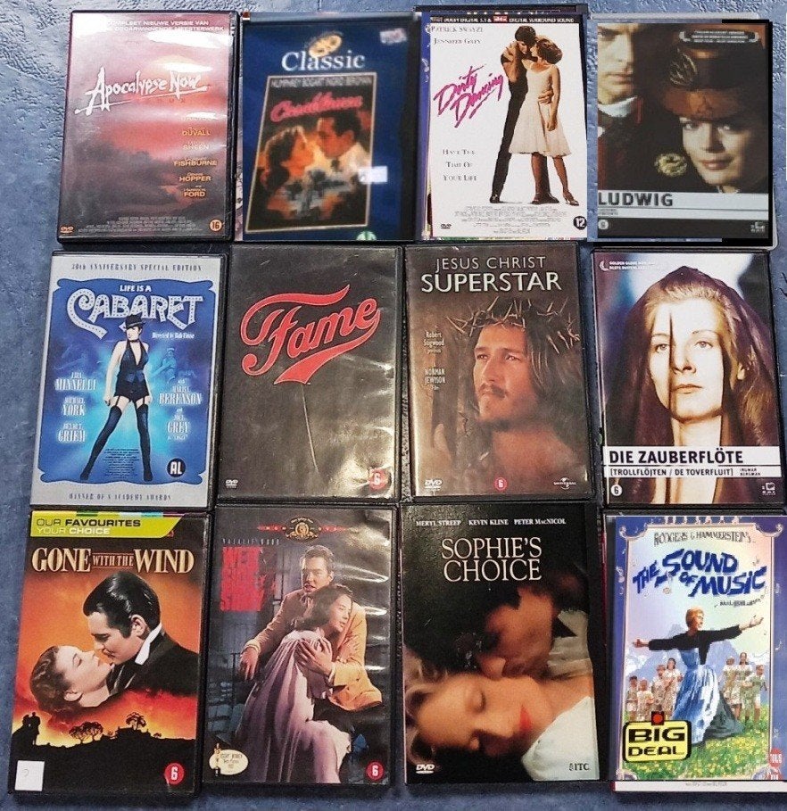 SALE JesusChristSuperstar, WestSideStory, Oceans11,Bourne, C, Nederlands, Ophalen of Verzenden, Zo goed als nieuw, Vanaf 12 jaar