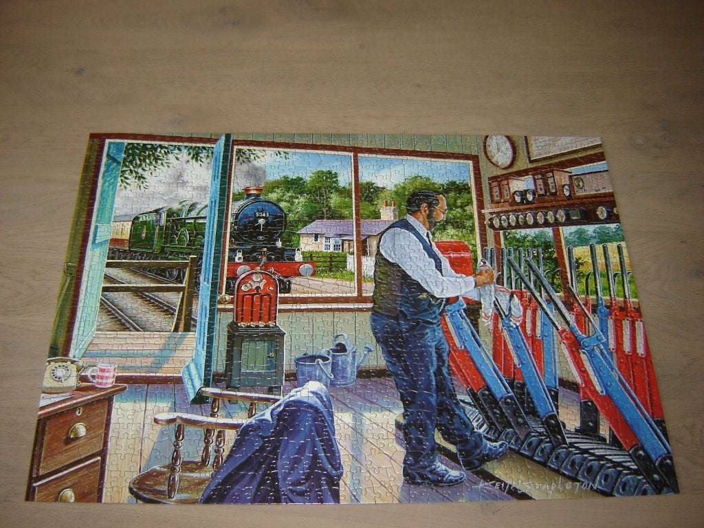 Puzzel HOP SIGNALLING CHANGE 1000 st., Ophalen of Verzenden, 500 t/m 1500 stukjes, Zo goed als nieuw, Legpuzzel
