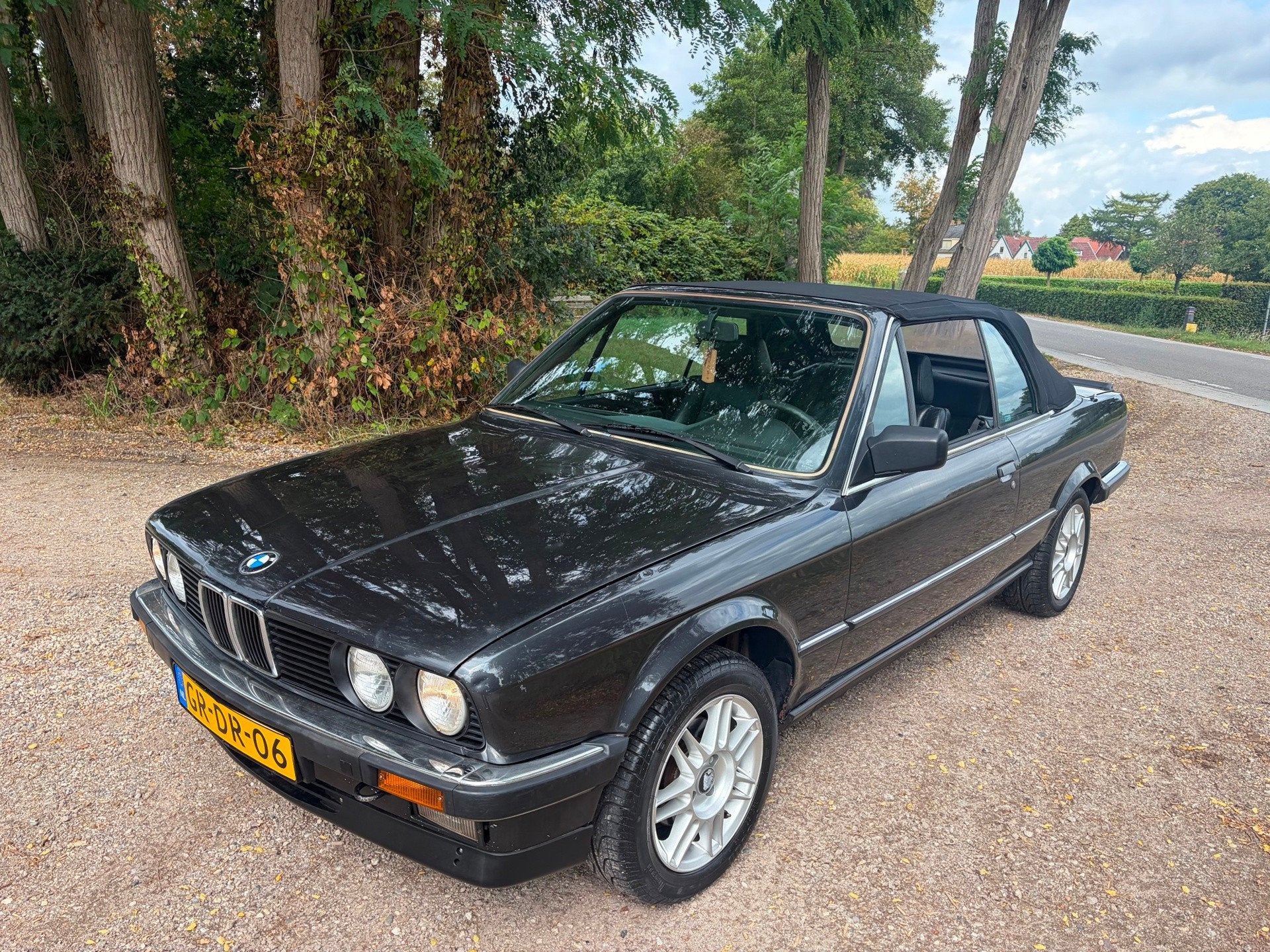 BMW 3-serie Cabrio 325i, Auto's, Automaat, Achterwielaandrijving, Gebruikt, Zwart