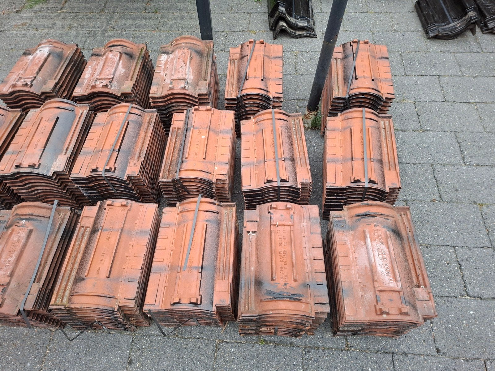 Koramic Nordic VHV zwart glanzend dakpan en gevelpannen (gee, Doe-het-zelf en Verbouw, Dakpannen en Dakbedekking, Steen of Klei