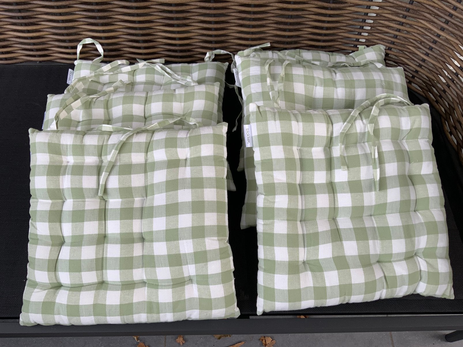 Tuinstoel kussens 38 x 38 cm, Tuin en Terras, Tuinmeubel-accessoires, Ophalen, Nieuw