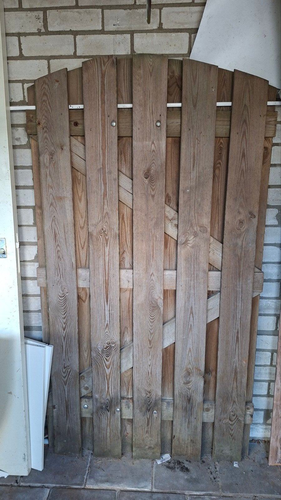 schuttingdeur 180x100, Ophalen, Zo goed als nieuw, Hout, Minder dan 3 meter