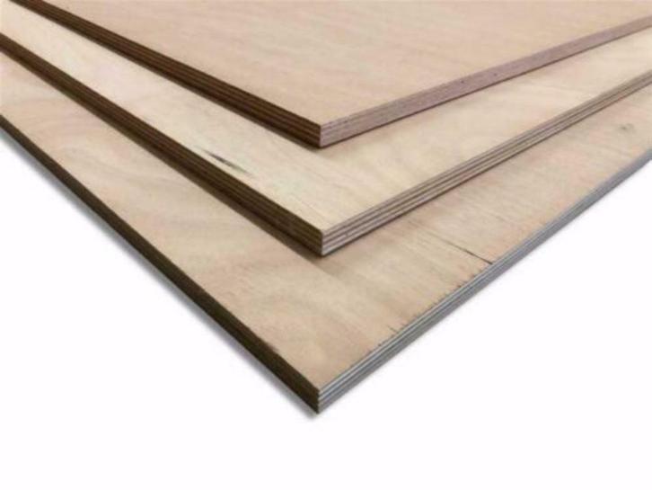 Plaatmateriaal - Okoume - Gegrond & ongegrond - Int. en Ext., Doe-het-zelf en Verbouw, Platen en Panelen, Minder dan 20 mm, Niet ingevuld