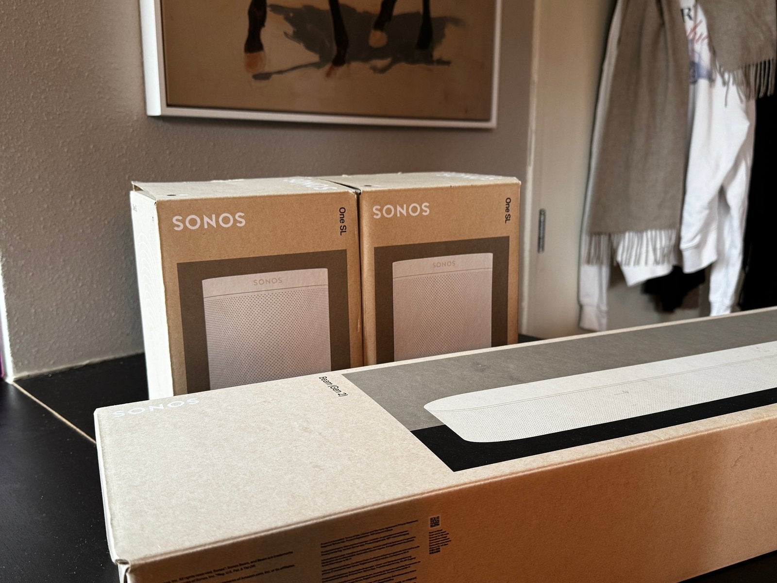 Sonos Beam Gen 2 + 2x One SL - Nieuw in doos, Audio, Tv en Foto, Luidsprekers, Ophalen, Nieuw, Complete surroundset, Sonos